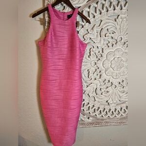 AX Paris Vibrant Pink Backless Dress